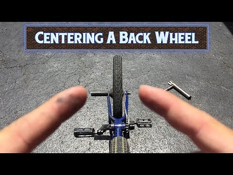 How to Center Your Back Wheel EASY - BMX HACK