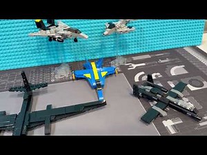 Mini LEGO F-14, F-18 Blue Angel, U2, A10 jets and more!