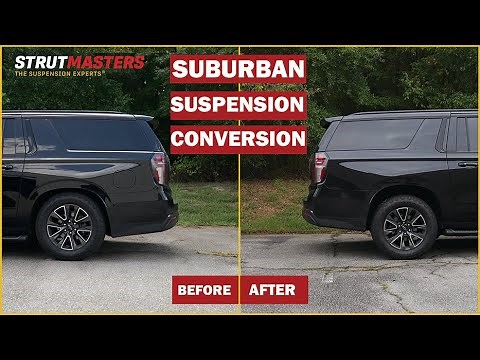 2021-2025 Chevrolet Suburban Rear Suspension Conversion Kit Installation