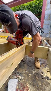 How to flush your noggins with bowed floor joists…#hack #tips #lifehacks #carpentry #wood #how #howto #doityourself #diy #reels #building | Db builders Sussex LTD