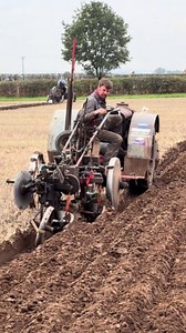 Fordson N series in action with Ransomes plough