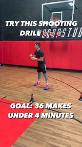 18K views · 187 reactions | Transform Your Game This Summer  Lateral Hop Shooting Drill  Goal: 36 Makes under 4 minutes. 3 Makes Mid Range 3 Makes HS Three 3 Makes NBA three Move spots after 3 makes up the line. Re start with three makes each spot back down the line. #HoopStudy #BasketballTraining | HoopStudy | Facebook