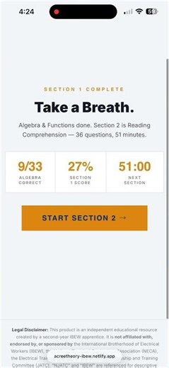 Aptitude practice test for the IBEW, preparation wins every time. #aptitudetest #ibew #jatc