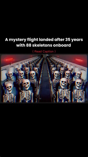 A mystery flight landed with 88 skeletons