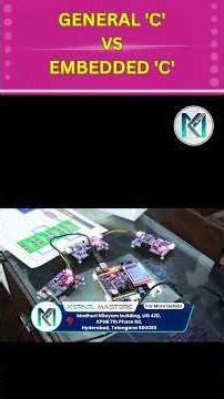 General 'C' vs Embedded 'C' #embeddedsystems #embeddedsoftware #embeddedprogramming #kernel