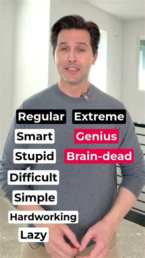 Regular vs Extreme Vocabulary Words