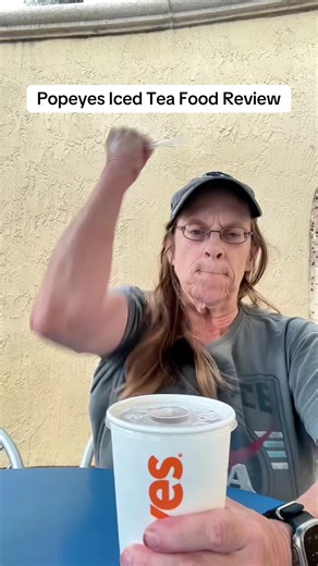 Popeyes Iced Tea Food Review