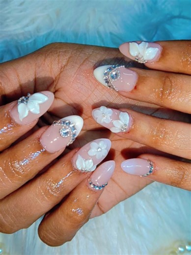 Elegant Bride Nail Designs by Prina Beauty Nails
