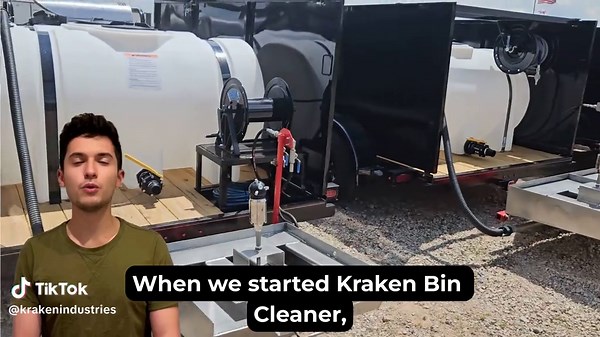 Kraken Bin Cleaning Systems Trailers for Waste Management