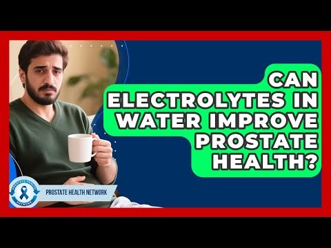 Can Electrolytes In Water Improve Prostate Health? - Prostate Health Network