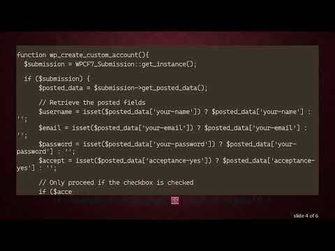 How to Register WordPress Users via Contact Form 7 with Checkbox Activation