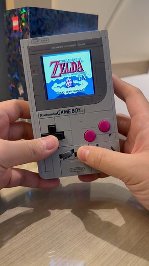 198K views · 2.2K reactions | Playing legend of Zelda link's awakening On moded gameboy lego holding it feels like the og Gameboy but with Nds/gbaSP tactile buttons Perfect match 朗 | Retrohai hai softbank | Facebook