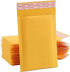 Kraft Bubble Mailers, Trinidad Large Padded Envelopes with Peel and Seal for Gift, Packing and Shipping, Keep Safe and Protected 17.7 x 13.7 inch,11.8 x 8.3 inch,11.8 x 9.8 inch,15 PCS