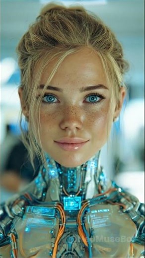 Realistic Robot Girl: Is This Actually AI? 🤖😱