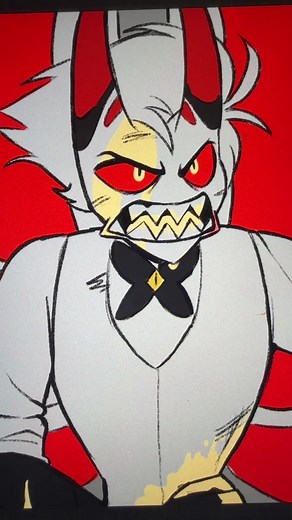 Hazbin Hotel Lucifer Fan Art: Divine Move