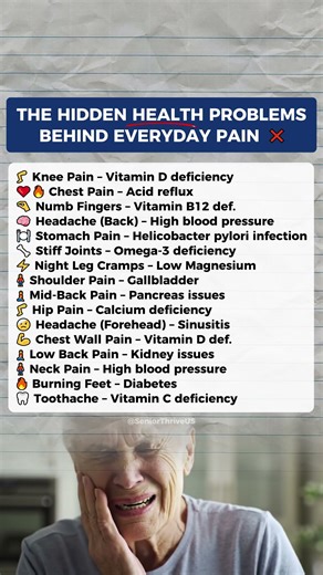 Hidden Health Problems Behind Everyday Pain After 50