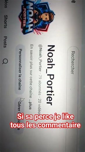 si ça perce je like chaque commentaire