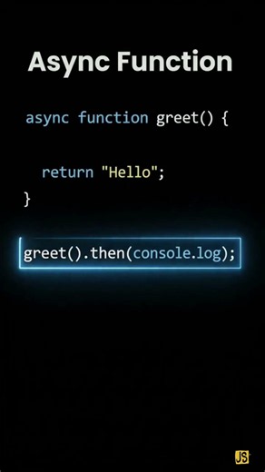 🚀 JavaScript Async Function Explained Simply!#shorts #facts
