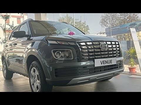 Hyundai VENUE SX 2nd Top / Titan grey / Review with price #venue
