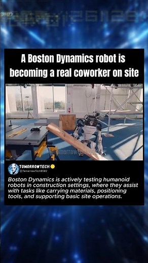When robot became a REAL coworker🔥👀#technology #engineering #bostondynamics
