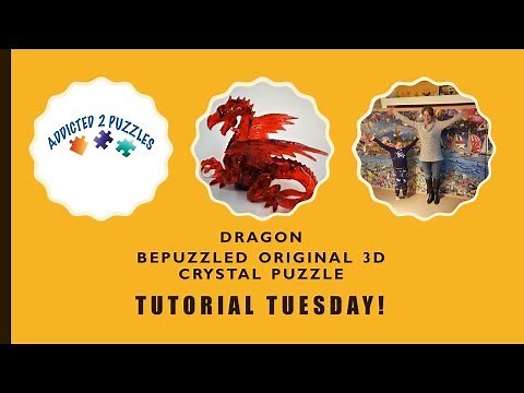 Dragon 3D Crystal Puzzle Tutorial by Bepuzzled