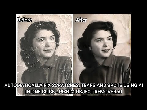 One Click to Restore Old Photos in Seconds - Remove Scratches and Spots on Old Photos Automatically!