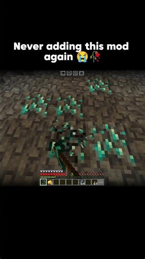 Minecraft when using mod be like ... 😭#minecraft #minecraftcommunity #memes #gaming