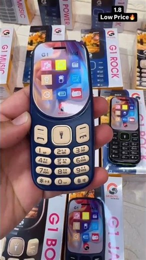 #G1💥power🔋keypad phone📱dual sim🙏with camera📸16GB memory card supported Samsung copy 800mah battery