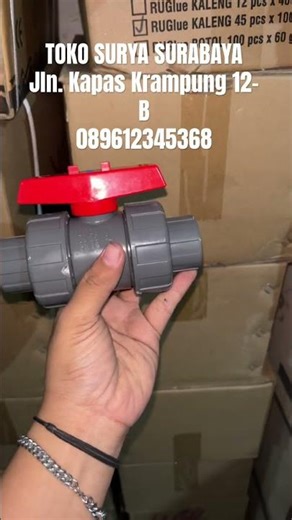 READYY STOKK!! Double union zuki 3/4 pvc stopkran warermur 3/4 inch pvc