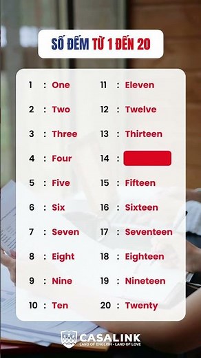 Hướng dẫn đọc số đếm bằng tiếng Anh #casalink #hoctienganh #english #learnenglish #viral