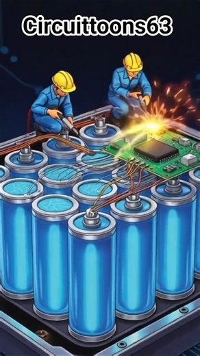 🪫Inside a Lithium Battery Pack ⚡ Cutaway View | How BMS Protects Your Power! #custombattery