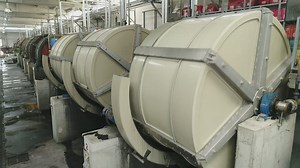 Factory producing leather - Free Stock Video