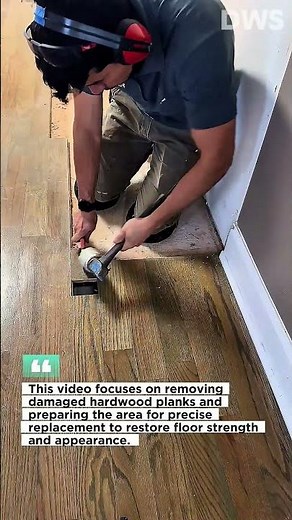 How to Repair and Replace Damaged Hardwood Flooring | Professional Floor Patch Technique