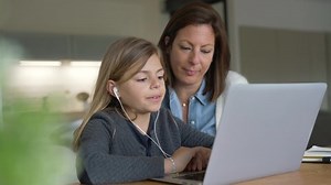 Mother Kid Home Doing Homework Online Stock Footage Video (100% Royalty-free) 1048486570 | Shutterstock