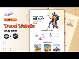 🔥Complete Responsive Tour and Travel Website using ReactJS and Tailwind CSS | Build and Deploy