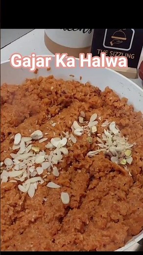 Gajar Ka Halwa(winter special) 🥕 Detail Recepie in the link.😊 #sizzlingstove