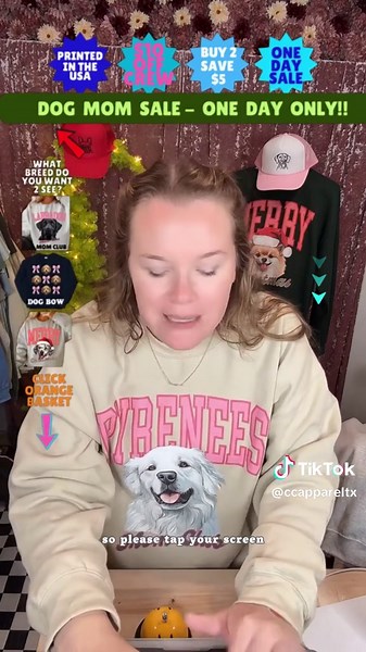 Brown and White Shih tzu Dog Mom Club Sweatshirt, Women's Crewneck