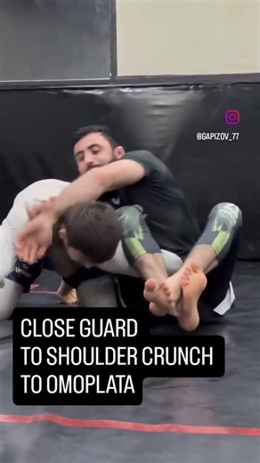 Brazilian Jiu-Jitsu technique: Omoplata setup from closed guard #sambo #nogi #jiujitsu #omoplata