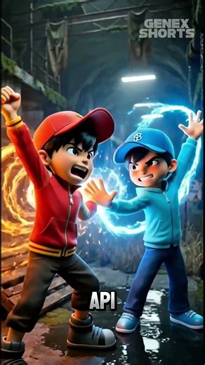 Boboiboy Api dan Air Terjebak di Backrooms ⁉️