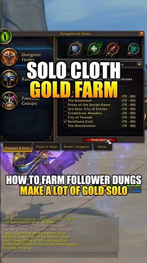 Easy Solo Gold Farm in World of Warcraft! 🎯💸 #worldofwarcraft #wowgoldfarm #thewarwithin