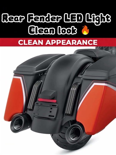 This $80 Harley rear light kit is insane #HarleyDavidson #CustomBike