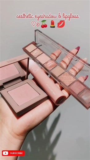 Soft Pink Eyeshadow & Gloss Combo 💄#makeup#shorts#aesthetic#ytshorts