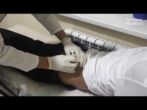 IM injection video Push in the gluteal muscle