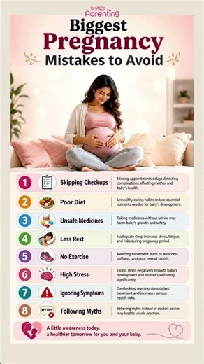 Biggest Pregnancy Mistakes to Avoid | Pregnancy Tips for Healthy Baby #Shorts