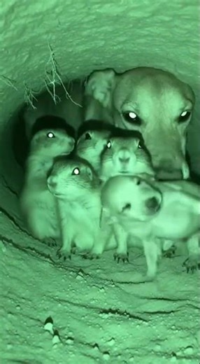 Prairie Dogs Shelter a Lost Puppy — Until Help Arrives