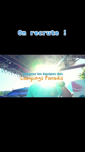 🚨(ALERTE JOB) : Les Campings Paradis recrutent ! Vous rêvez d’intégrer la Camping Paradis Academy ? Plus de 300 postes sont à pourvoir pour rejoindre les équipes d'animation des Vacances Camping Paradis ! Quelques qualités sont néanmoins indispensables pour devenir Animateur en Camping Paradis : être un provocateur de sourire et un diffuseur de bonne humeur ! 😄 Rêvez en vrai… et rejoignez-nous en envoyant CV et lettre de motivation à : 👉 recrutements@campings-paradis.com 👉 https://www.campin