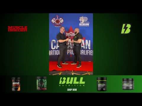 Bull Nutrition X Muscle Insider at the 2025 Canadian Pro Qualifier