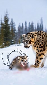 Rescue in the Frozen Wilderness A Bond Beyond Survival #animals #rescueanimals #humanity | Blue X Studio Imaginary Animals