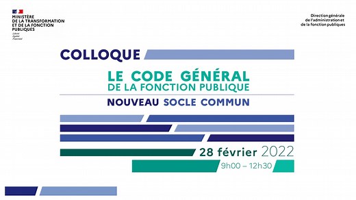 Le code général de la fonction publique, nouveau socle commun