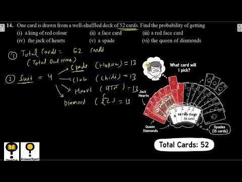 One card is drawn from a well-shuffled deck of 52 cards. Find the probability of getting